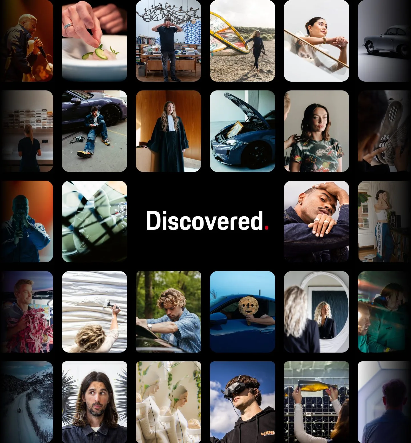 Work Discovered logo Cards edit