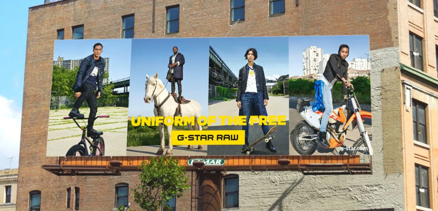 Work mockup gstar Uo F bilboard